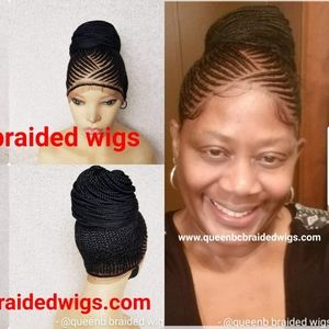 ponytail cornrow wig
